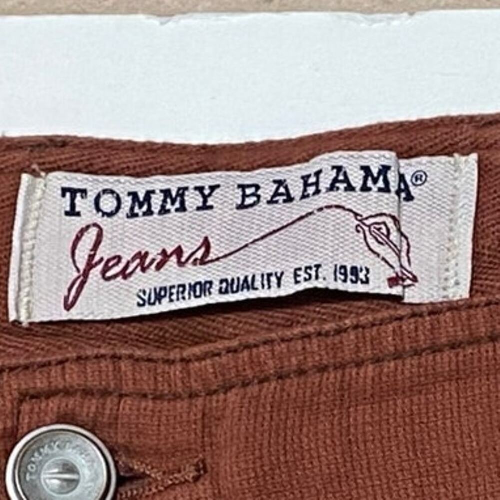 Tommy Bahama Cargo Shorts Size 38 Rust Orange Cotton Utility Pockets - Picture 9 of 9